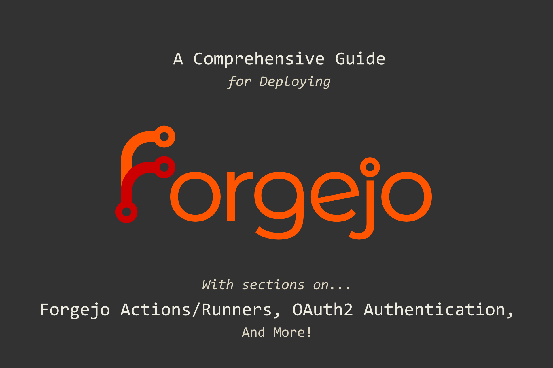 How To: Setup and configure Forgejo with support for Forgejo Actions ...